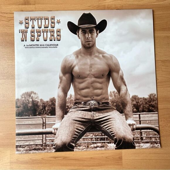 Two Western Cowboy Calendars Studs N Spurs 2018 2019 - Picture 1 of 8
